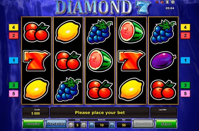 Diamond 7 เกมสล็อต